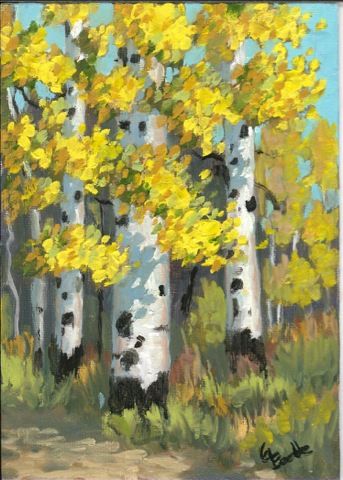 Three Of A Kind 7x5 $195 at Hunter Wolff Gallery